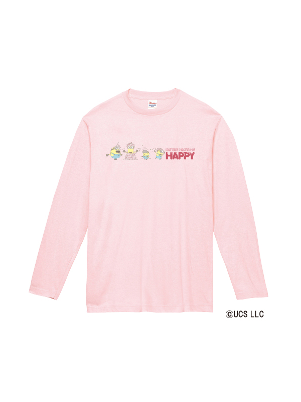 サクラコレクション　ロングTシャツ　ミニオン集合(NATURE MAKES ME HAPPY)